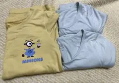 UNIQLO ミニオンズ 極暖110&HEATTECH 120✖️2セット　計3枚