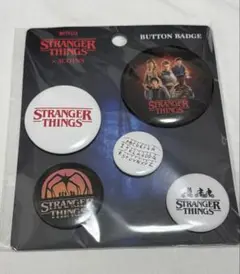 3COINS ストレンジャーシングス　缶バッジ5個セット
