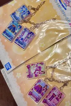 一番くじ アイカツ　C賞　カード★バッグチャーム　B 霧矢あおい　紫吹蘭