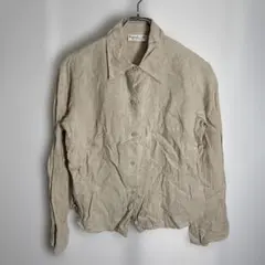 agnes b. PARIS リネン 長袖シャツ ベージュのサムネイル