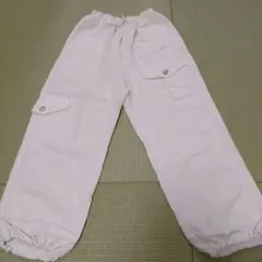 ザラ　キッズ　パンツ　白