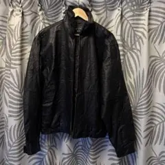 ヴィンテージ　レザージャケット Lサイズ　ブラック　　本革