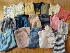 子供服 まとめ売り 18着　トップス ボトムス　110のサムネイル