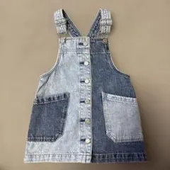 デニムサロペット 2歳 90cm デニム ワンピース GAP ギャップ ベビー
