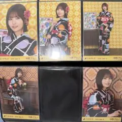 乃木坂46 中西アルノ　浴衣　5種コンプ　座りヨリのサムネイル