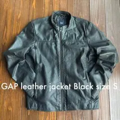 GAP ギャップ レザージャケット 山羊革 ブラック Sサイズ ライダース