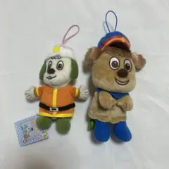 いないいないばぁ　ワンワン　ジャンジャン　マスコット　2体セット