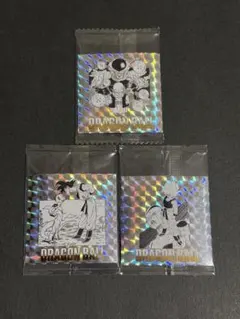 ドラゴンボール 40周年記念 ウエハース シール 3枚セット