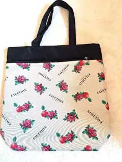 FAUCHON 花とリンゴ トートバッグ