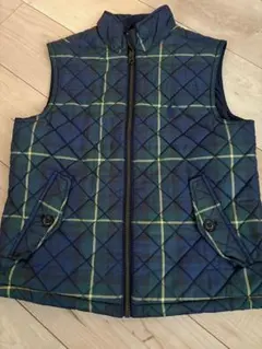 PoloRalphLaurenラルフローレン中綿ベスト 140S8ネイビー美品