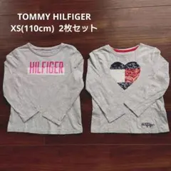 TOMMY HILFIGERトミーヒィルフィガー 長袖 ロンT XS 2枚セット