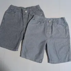 ユニクロ ハーフパンツ ストライプ柄 ショートパンツ 110cm UNIQLO