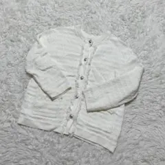 【c6394】GU カーディガン 長袖　ホワイト