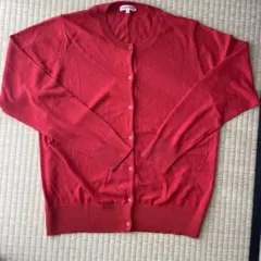 お値下げ☆3can4on 赤色 長袖カーディガン サイズ3・Lサイズ