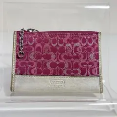 B*G様 COACH コーチ シグネチャー コインケース キーケース 小物入れ