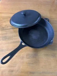 岩鋳 Iwachu 鋳鉄製 フライパン 蓋付き24cm 中古使用頻度少なめのサムネイル