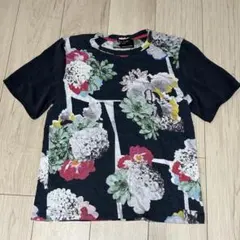 ポールスミス　花柄　切替　半袖Tシャツ　レーヨンのサムネイル