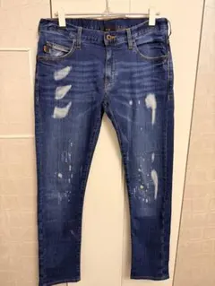 ARMANI アルマーニ デニム W30 スリム ストレッチ ペイントのサムネイル