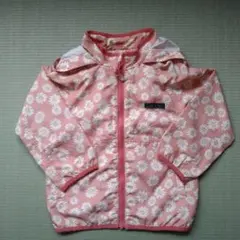 キッズ ウィンドブレーカー 花柄 ピンク
