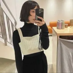 meer. メーア　ニットビスチェ　ベスト