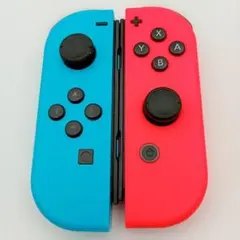 美品純正完動品】任天堂 Joy-Con コントローラー青赤⑧スティック新品