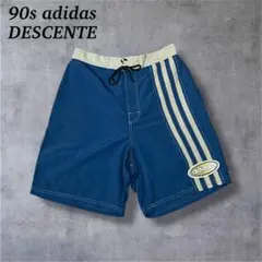 【i2538】90sアディダスadidasデサントナイロンショーツハーフパンツL