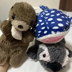 海の生き物　ぬいぐるみ　まとめ売り　ラッコ　クジラ　ペンギン