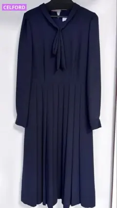 試着のみ　セルフォード ワンピース ネイビー　34