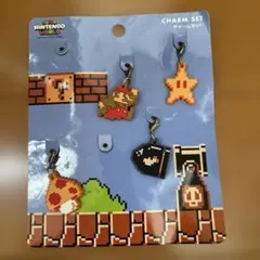 未使用　USJ Nintendo チャーム4個セット　台紙あり