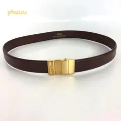 GUCCI グッチ ベルト ロゴ 036 2092 1006 0 ワインレッド