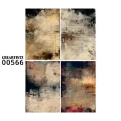 00566 コラージュ素材 12枚 ペーパー/ステッカー CREARTISTZ