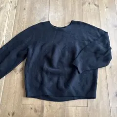 UNIQLO ブラック 長袖ニット L
