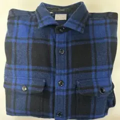 DELUXE 【美品】WOOL チェックシャツ　M 日本製