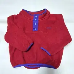 L.L.Bean キッズ　フリース　赤/紫