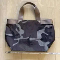 【COOCO】テープハンドル迷彩柄 トートバッグ