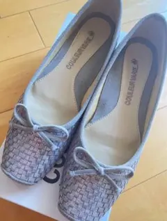 COULEURVARIE メッシュゴールドシューズ 22.5