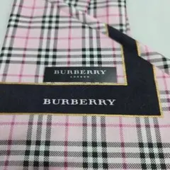 BURBERRY　 ハンカチ　ピンク　チェック柄　新品未使用