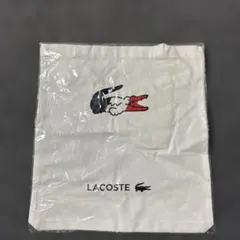 LACOSTE ロゴ トートバッグトリコロール 未使用