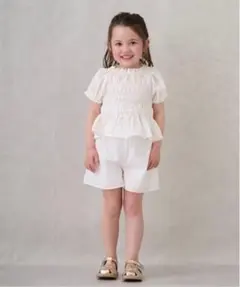 petit main プティマイン レースセットアップ 90