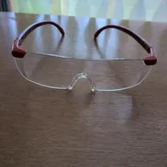 SANRIO 拡大鏡 ルーペ メガネ型 レッド