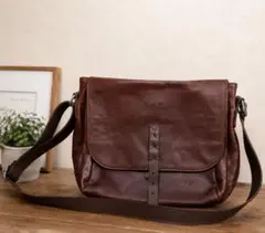 SOMES SADDLE ソメスサドル レザー ショルダーバッグ 本革 ブラウンのサムネイル