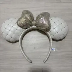 東京ディズニーシー カチューシャ ホワイトキルティング ミニー