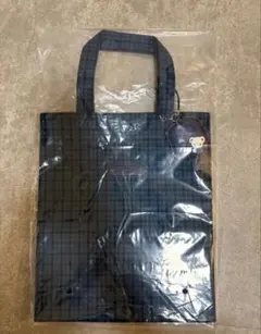 【新品未使用】ファミリア 大 チェック トートバッグ 青 ブルー