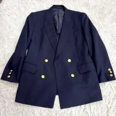 ✨美品✨J.PRESS テーラード 紺ブレ ダブル 金ボタン 4ボタン ウール