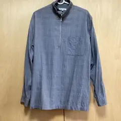 GLOBAL WORK グレー 長袖シャツ M