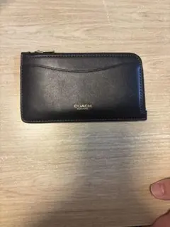 COACH ブラックレザー フラグメントケース