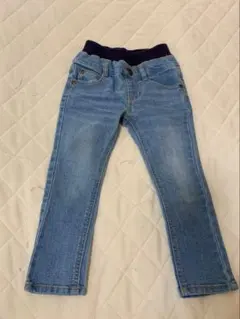 デニム風ウエストゴムパンツ 100サイズ