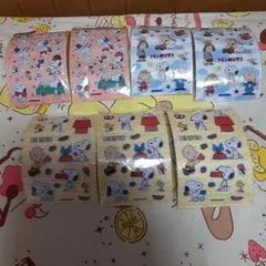 スヌーピーぷっくりシール 7枚セット