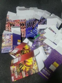 ワンピース トレーディングカード 空箱多数