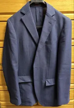 メンズ スーツジャケット M ネイビー 春夏用 通気性◎